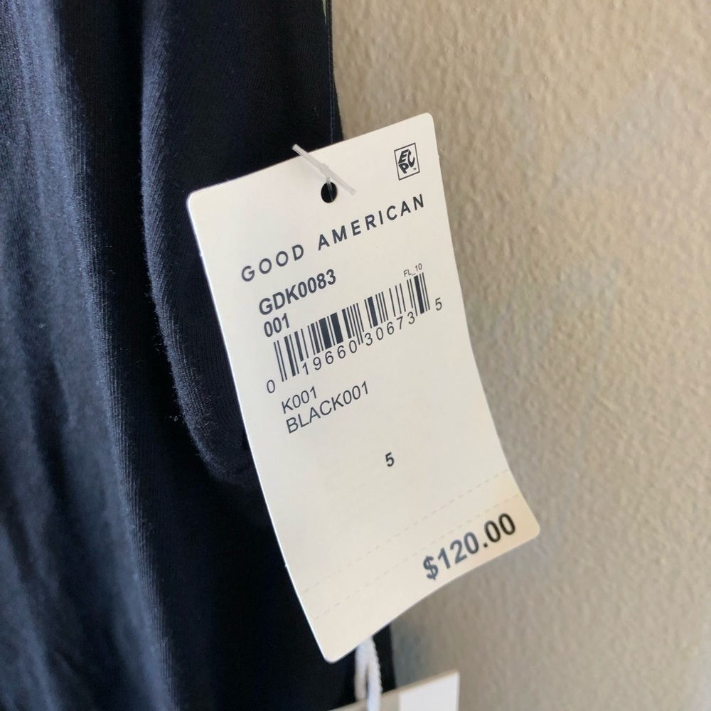 New Good American Spaghetti Open Back Midi Dress 5 2XL - Picture 7 of 13